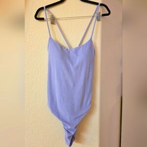 Lavender Victorias Secret Swim Size XL Essential Scoop One-Piece Swimsuit Terry